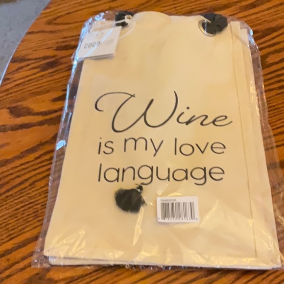 NWT Wine 🍷 Tote “Wine is my love language” - Picture 2 of 5